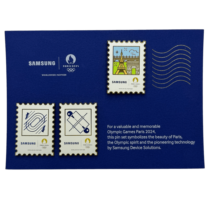 2024 파리 올림픽 삼성 공식 뱃지